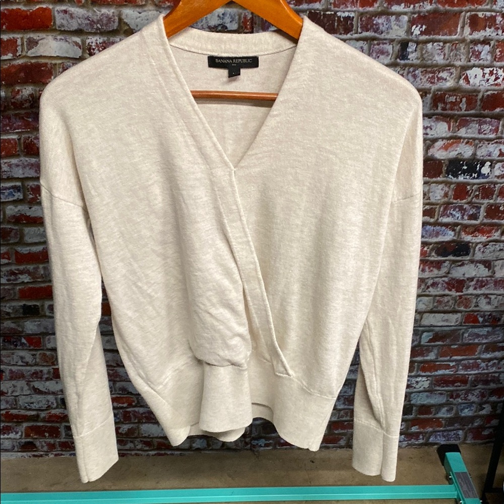 Banana Republic Women's Cream Cardigan